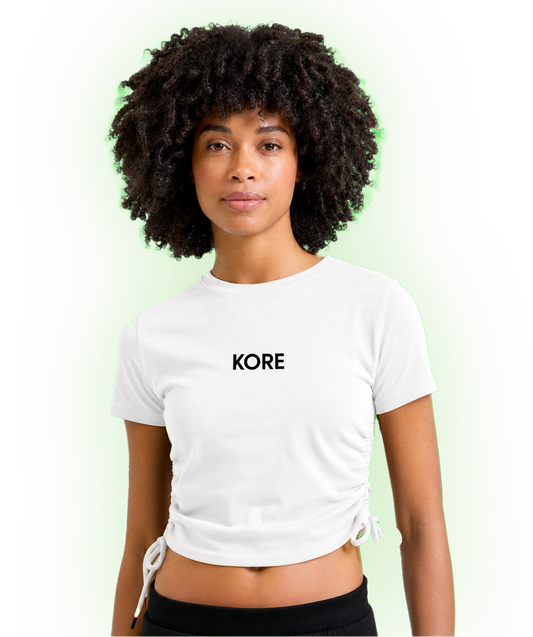 KORE Women’s Ruched Crop Top