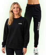 KORE Women’s Chill Zip Sweatshirt & Fitted Joggers Bundle