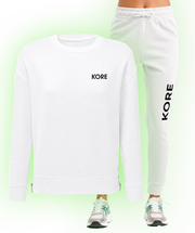KORE Women’s Chill Zip Sweatshirt & Fitted Joggers Bundle